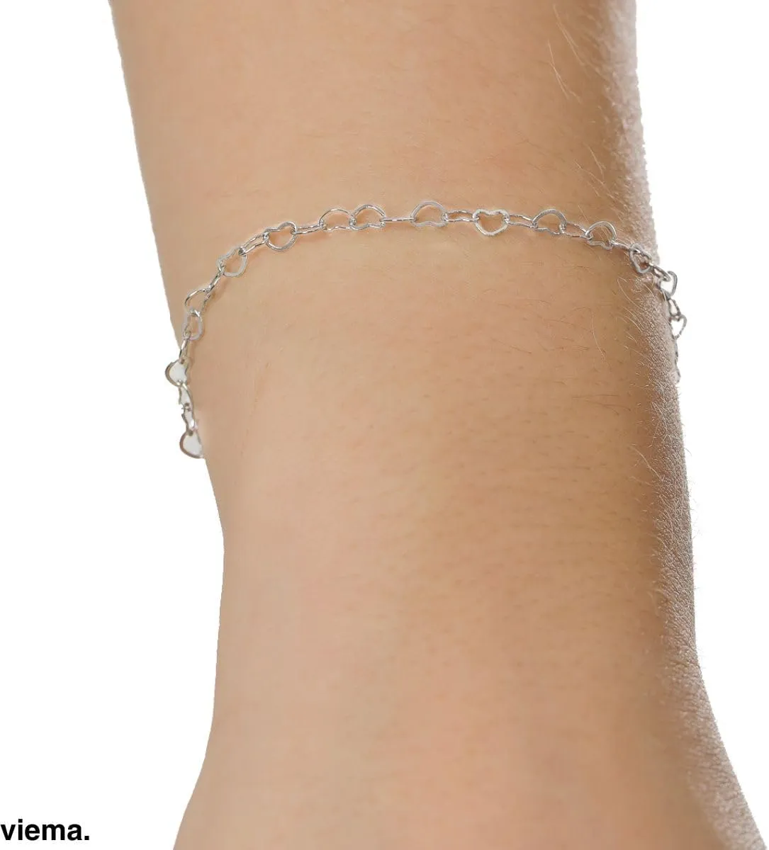 18K Gold Plated Heart Charm Bracelet for Women | Dainty Adjustable Love & Friendship Chain Bracelet