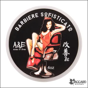 Ariana and Evans Barbiere Sofisticato Artisan Shaving Soap, 4oz - Kaizen 2e Base