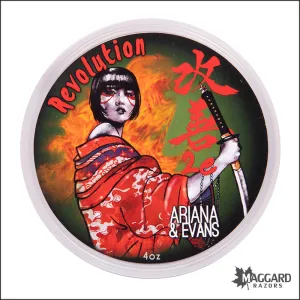 Ariana and Evans Revolution Artisan Shaving Soap, 4oz - Kaizen 2e Base