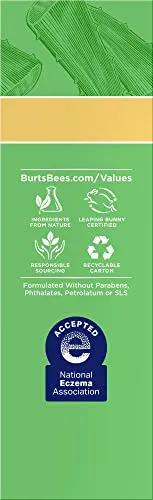 Burt's Bees Stocking Stuffers, Calming Day Face Lotion With Aloe and Rice Milk, Soothing Face Lotion for Sensitive Skin, 98.9 Percent Natural Origin Skin Care Christmas Gifts, 1.8 oz. Bottle