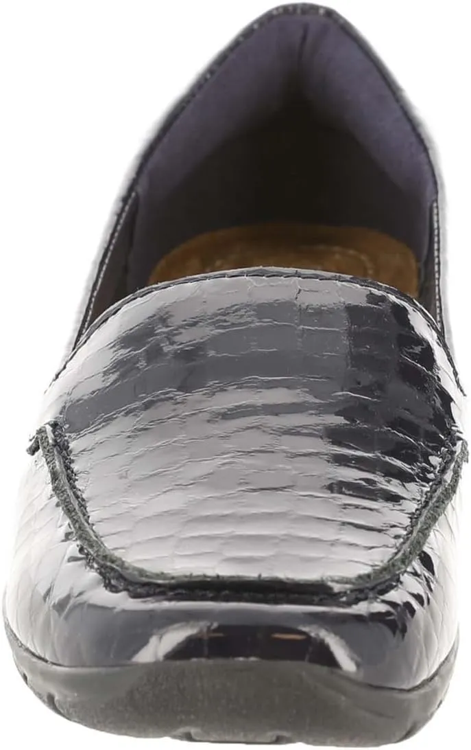 Easy Spirit Women's Abide Croco Print Casual Flat