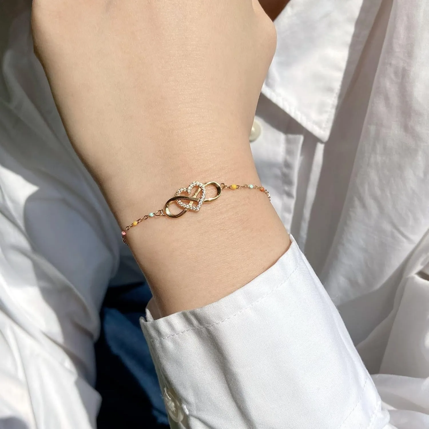 Gifts for Women, Bestie Bracelet, Meaningful Jewelry for Birthday Christmas, Mother's Day Presents for Sister-in-law