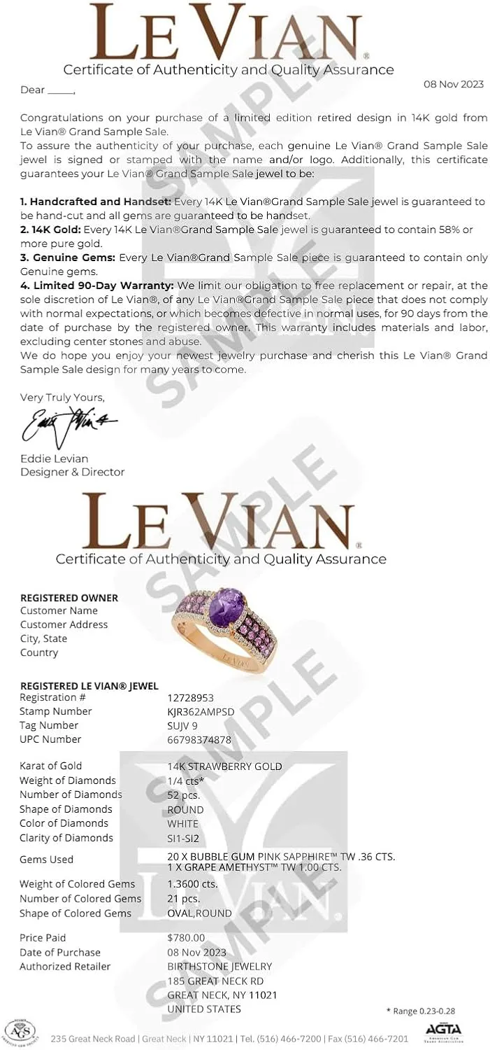 Le Vian 1/4 to 1 1/2 Carat Diamond Round Stud Earrings for Women I 14k Yellow or Rose Gold Studs for Her I 0.25 to 1.50 cttw 4-Prong Setting Round Diamond Earrings I Screw Back Studs