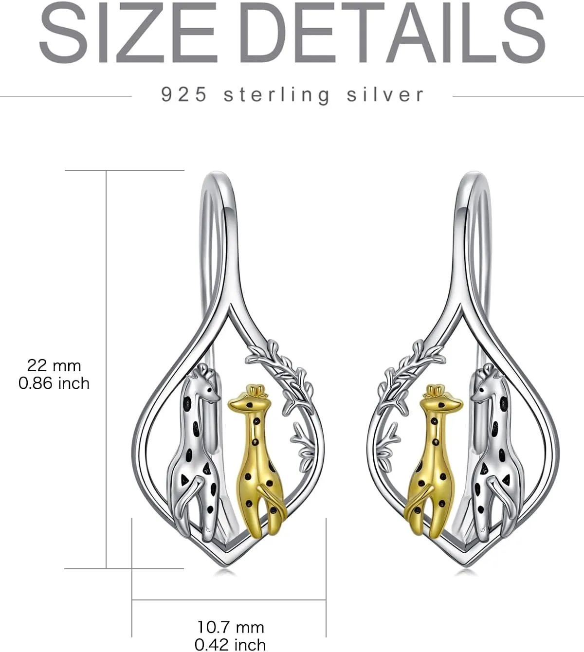 Leverback Earrings for Women s925 Sterling Silver Dangle Drop Earrings for Women Teens Jewelry Christmas Birthday Gifts