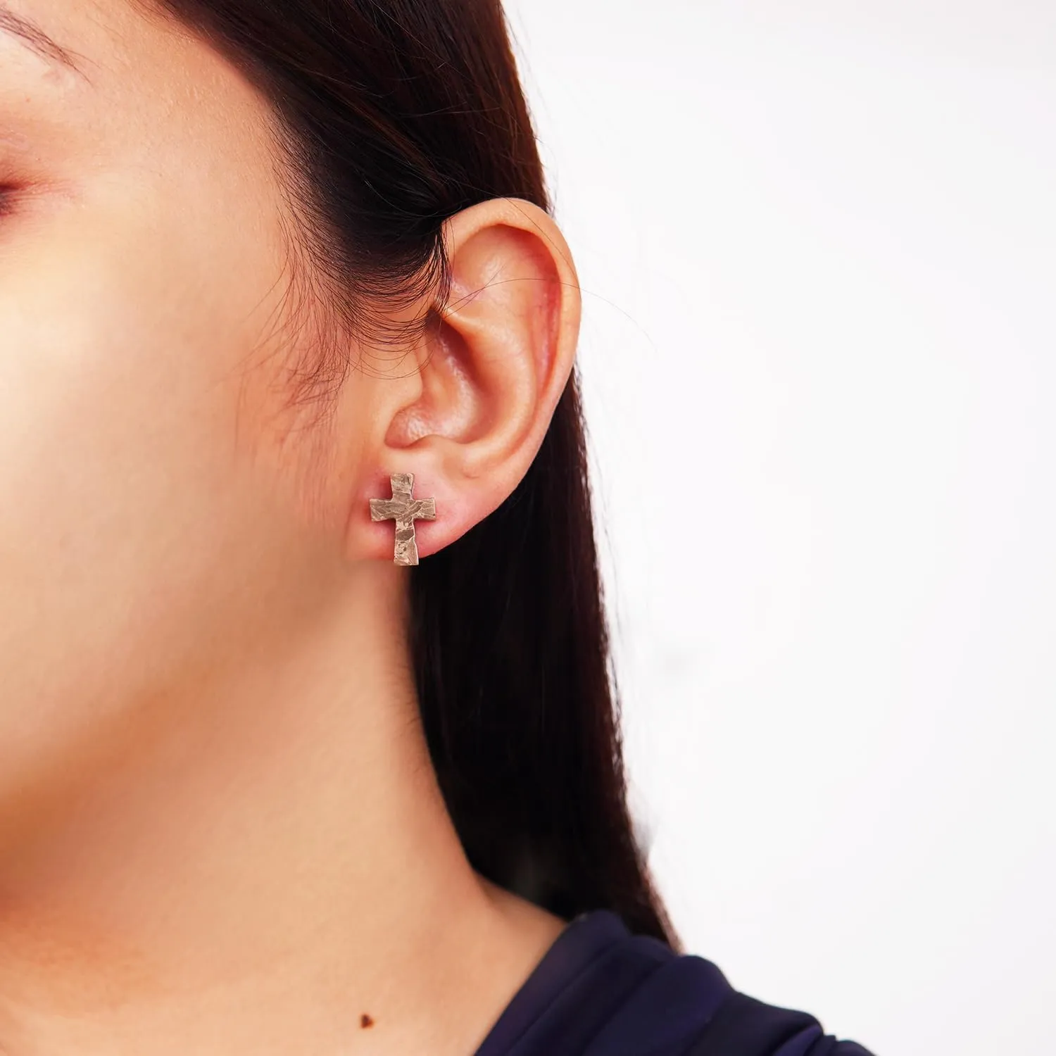 Marble Stories Marble Stud Earrings for Women, Small Earrings for Women Trendy, Women's Jewelry Earrings Studs