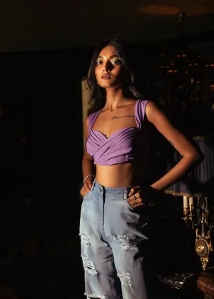 Marcella Lavender Bralette Top