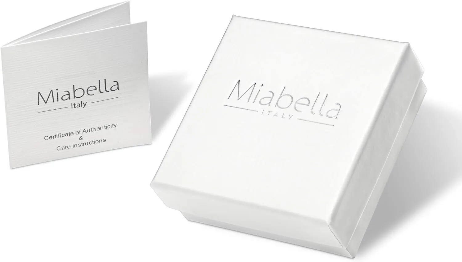 Miabella Italian 925 Sterling Silver Sparkle Mirror Link Chain Necklace for Women, Made in Italy