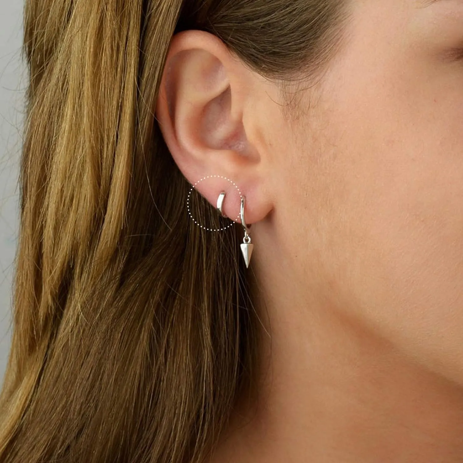 micuco 3 Pairs Small Hoop Earrings for Women, Tiny Helix Hoop Earring for Men, Cartilage Hoop Earring Set, Hypoallergenic Earrings