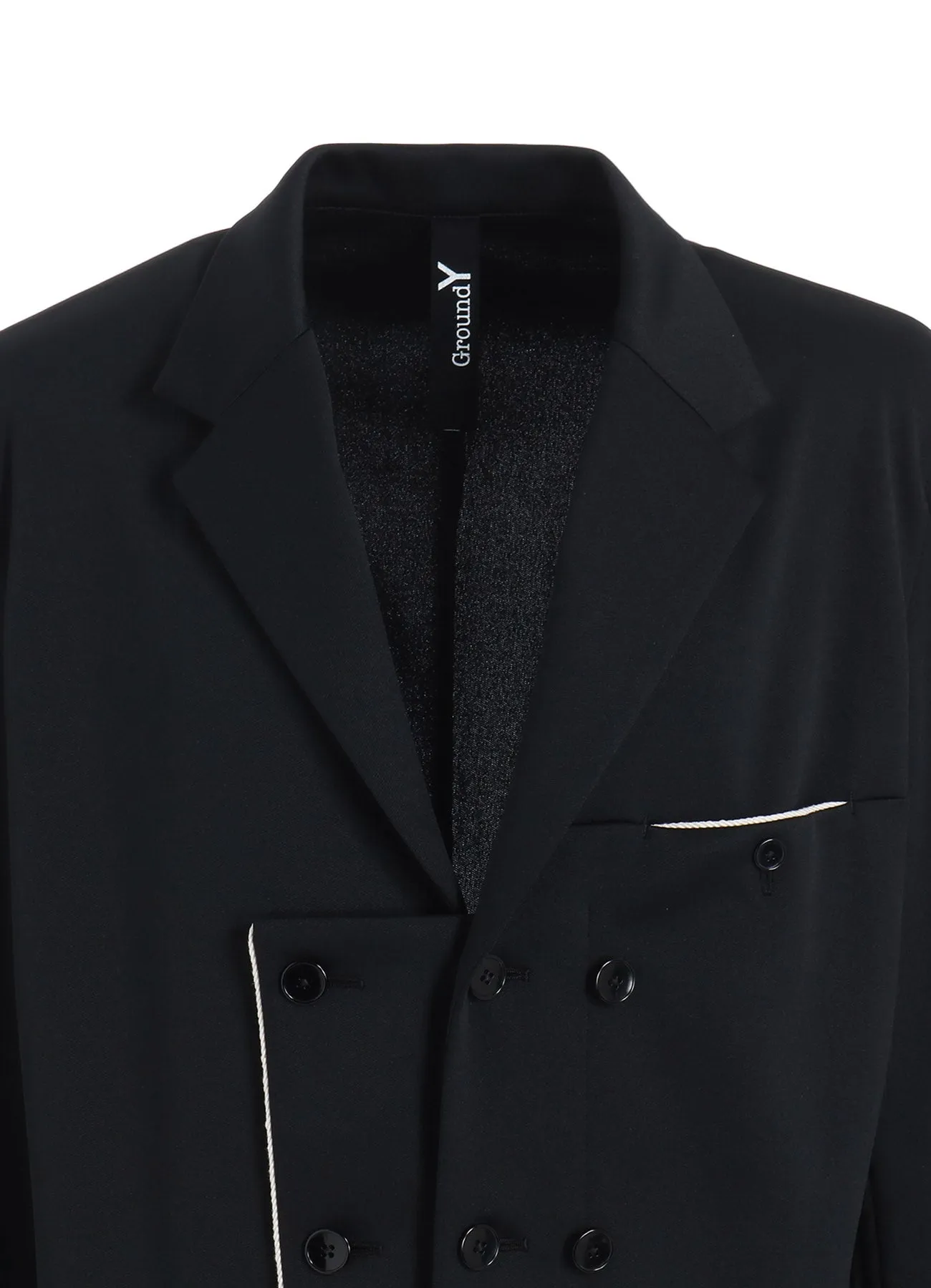 POLYESTER SMOOTH SWITCHING PIPING JACKET