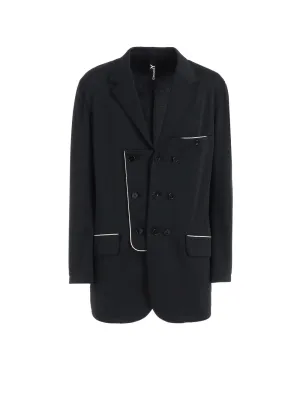 POLYESTER SMOOTH SWITCHING PIPING JACKET