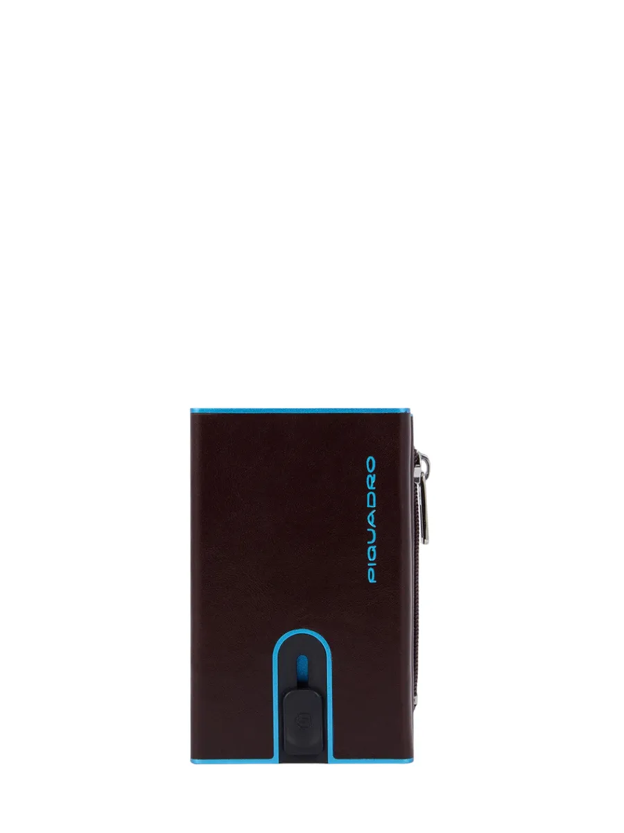 Portafoglio Compact Blue Square