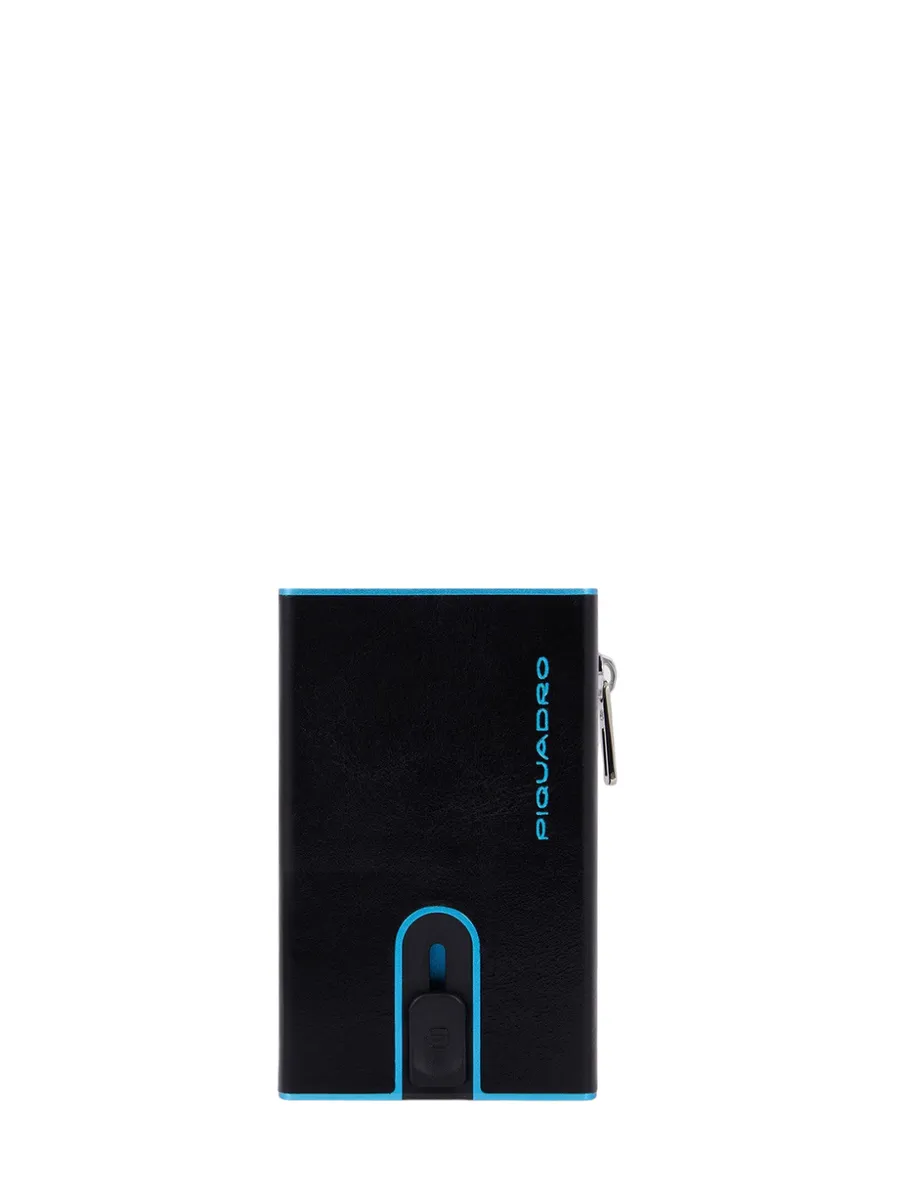 Portafoglio Compact Blue Square
