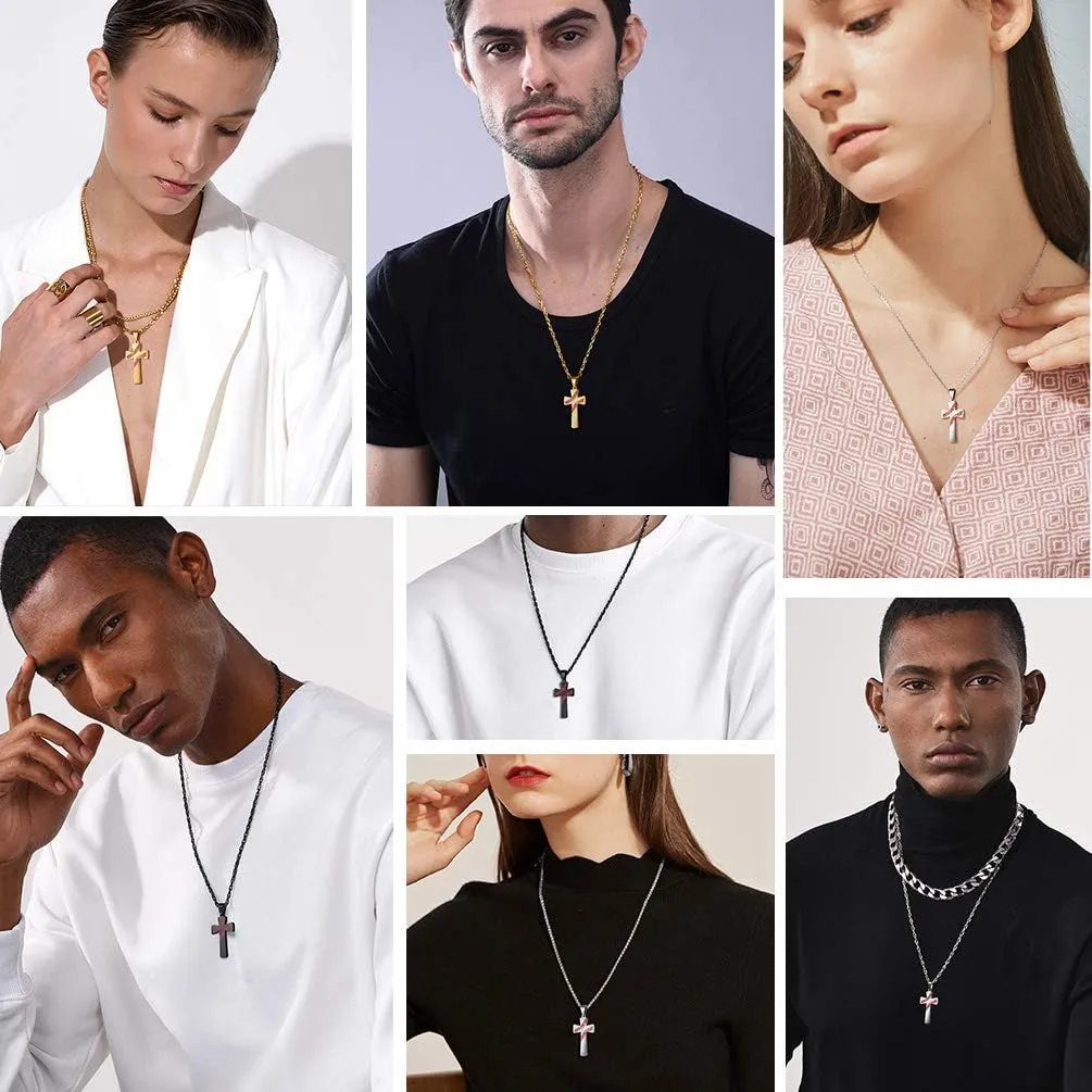 PROSTEEL Baseball Necklaces For Men, Stainless Steel Softball Pendant Chain, Mens Sports Jewelry, 22"-24" Adjustable, Come with Box