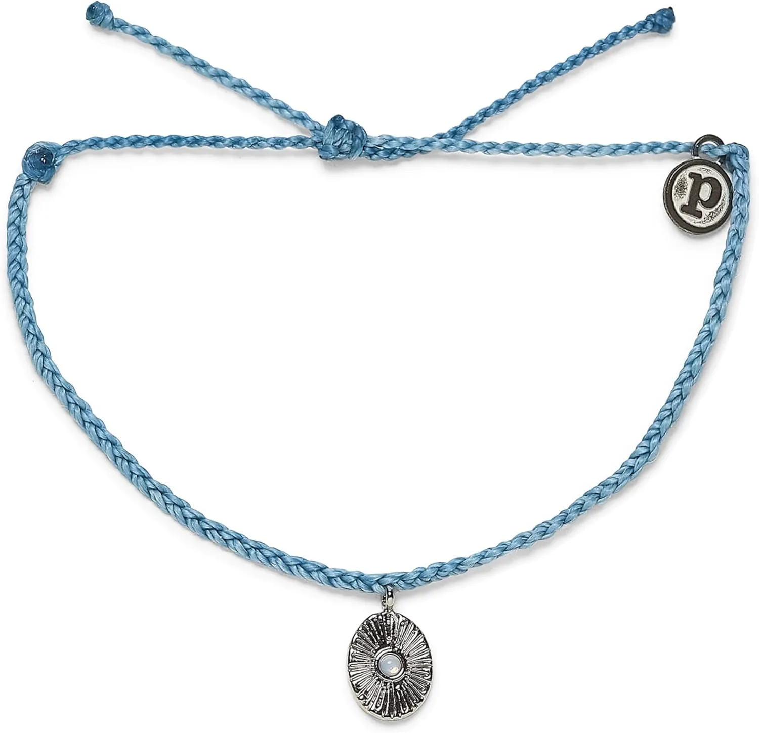 Pura Vida Bracelet Silver or Gold Sun Ray Charm Bracelet - Adjustable Bracelet with Waterproof Band, String Bracelet for Women - Stackable Bracelets, Handmade Braceletss