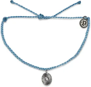 Pura Vida Bracelet Silver or Gold Sun Ray Charm Bracelet - Adjustable Bracelet with Waterproof Band, String Bracelet for Women - Stackable Bracelets, Handmade Braceletss