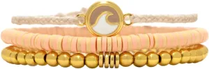Pura Vida Bracelets Pack Blushing Sunrise Style Pack - 3-Piece Bracelet Stack