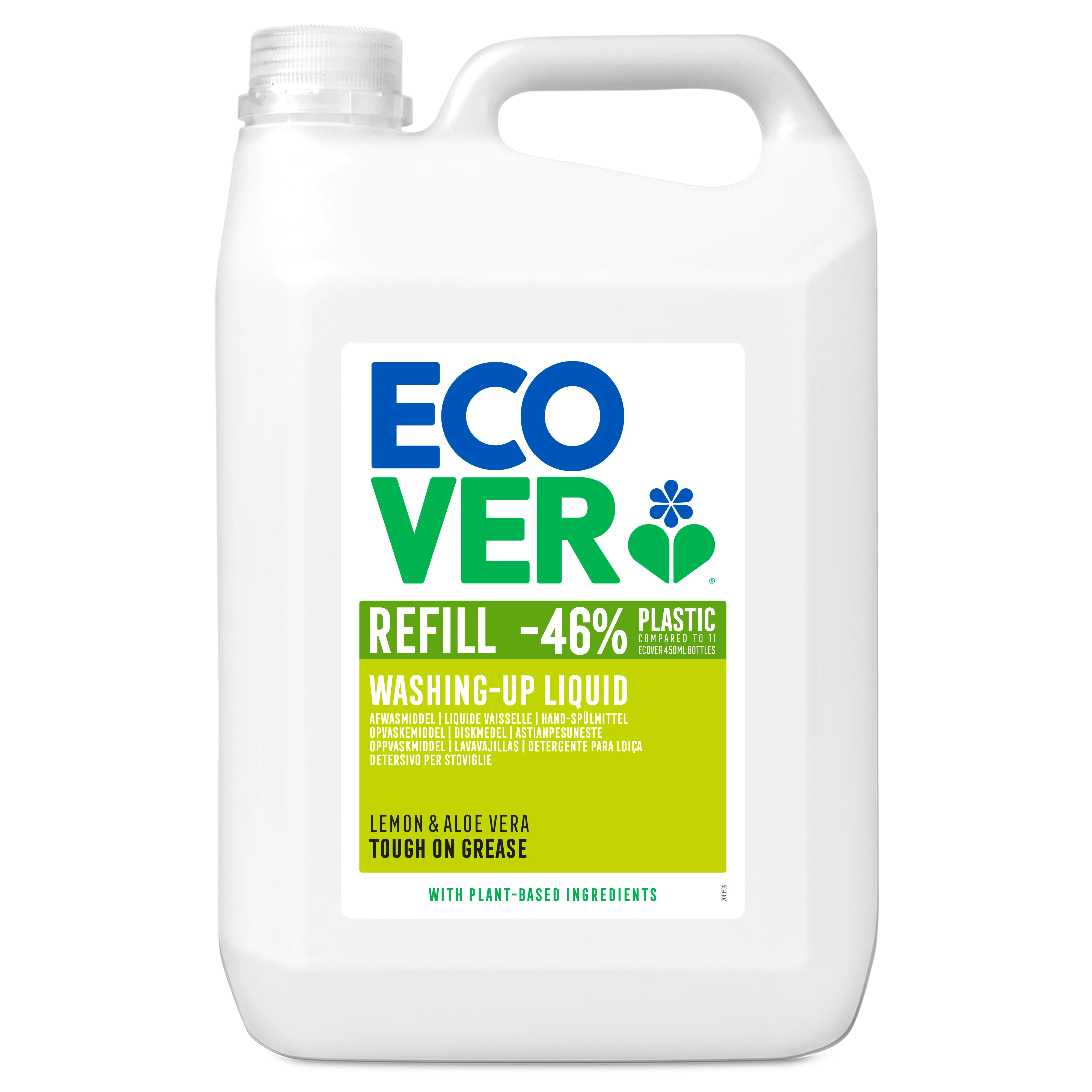 Sensitive Washing Up Liquid Refill 5L- Lemon & Aloe Vera