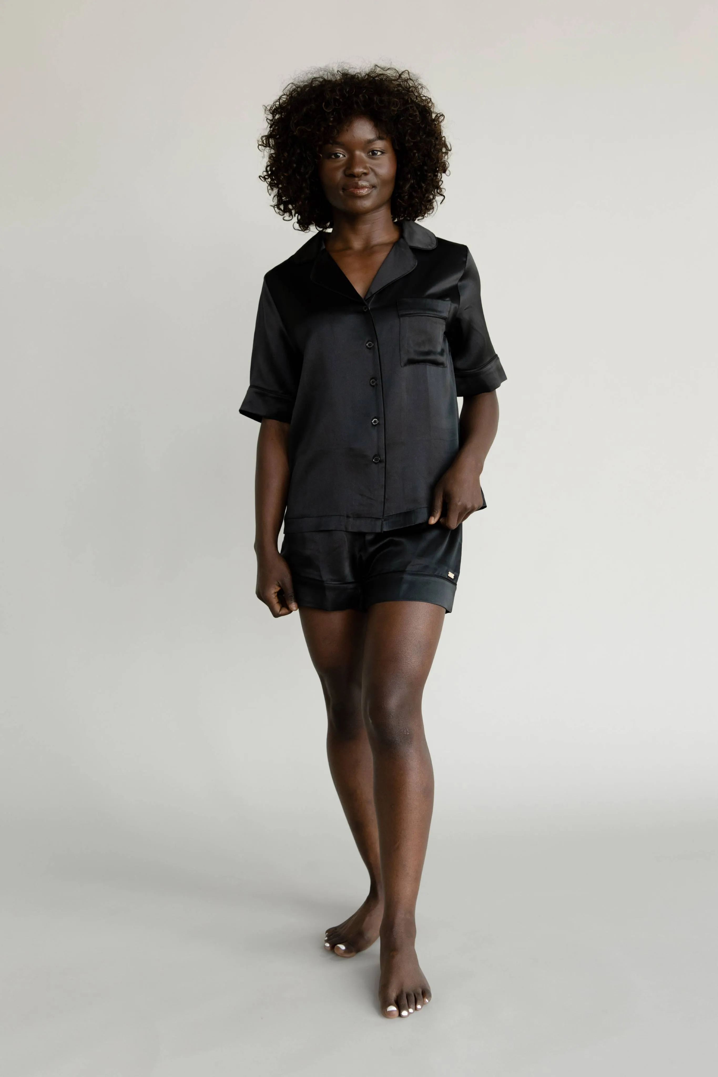 Serenity Silk Classic Pajama Shorts