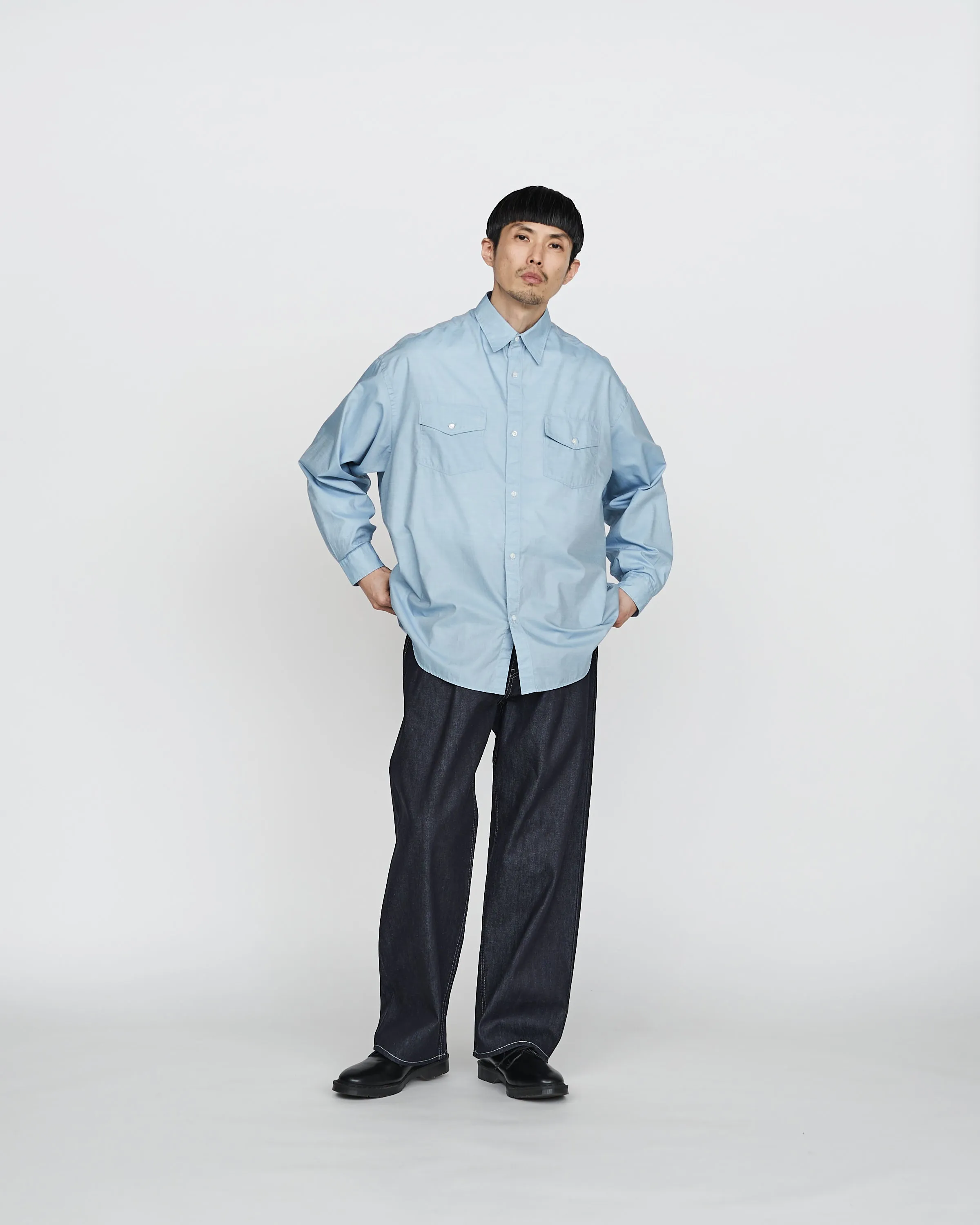 Supima Compact Regular Collar Dungaree Shirt