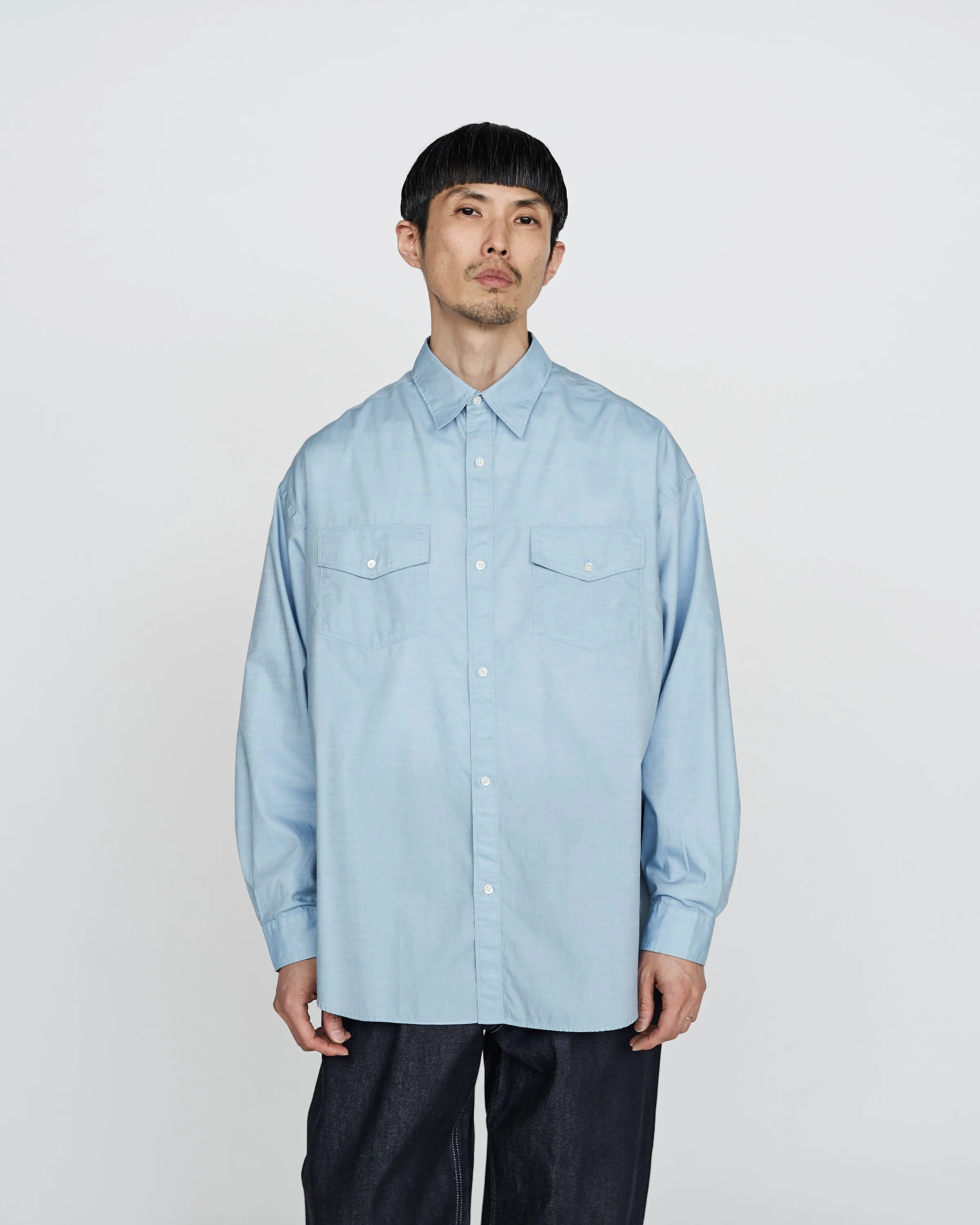 Supima Compact Regular Collar Dungaree Shirt