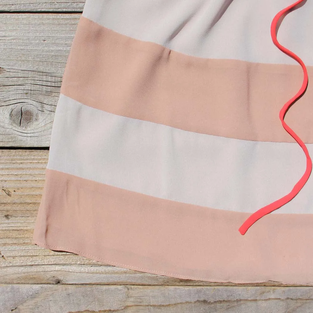 Thundering Waters Dress in Coral