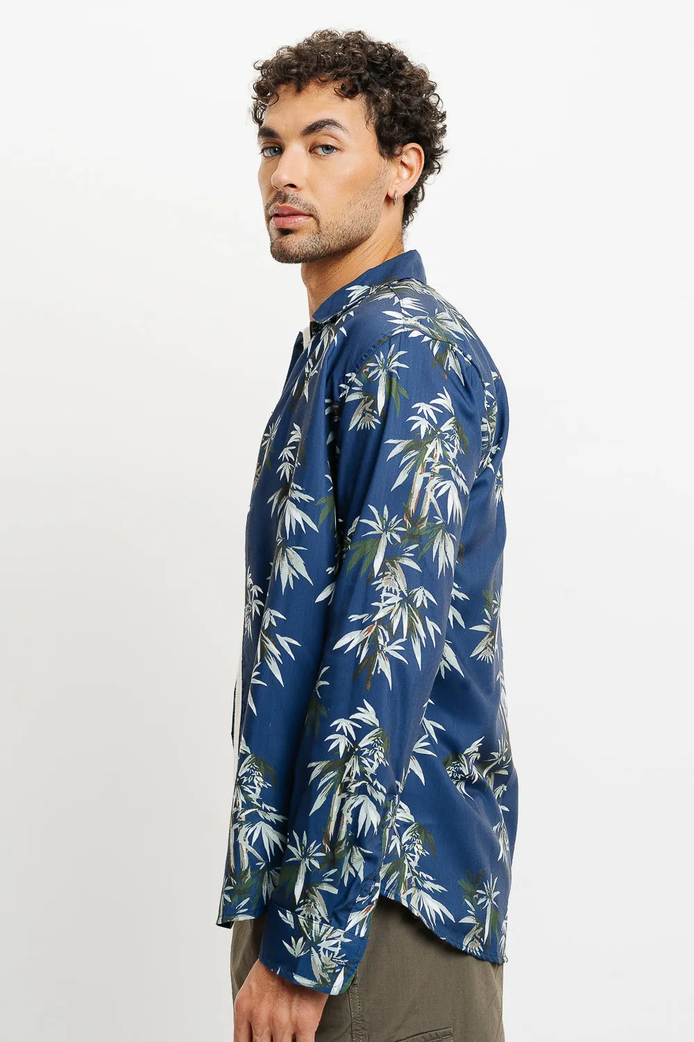 Tropical Oasis Full Sleeves Men's Shirt