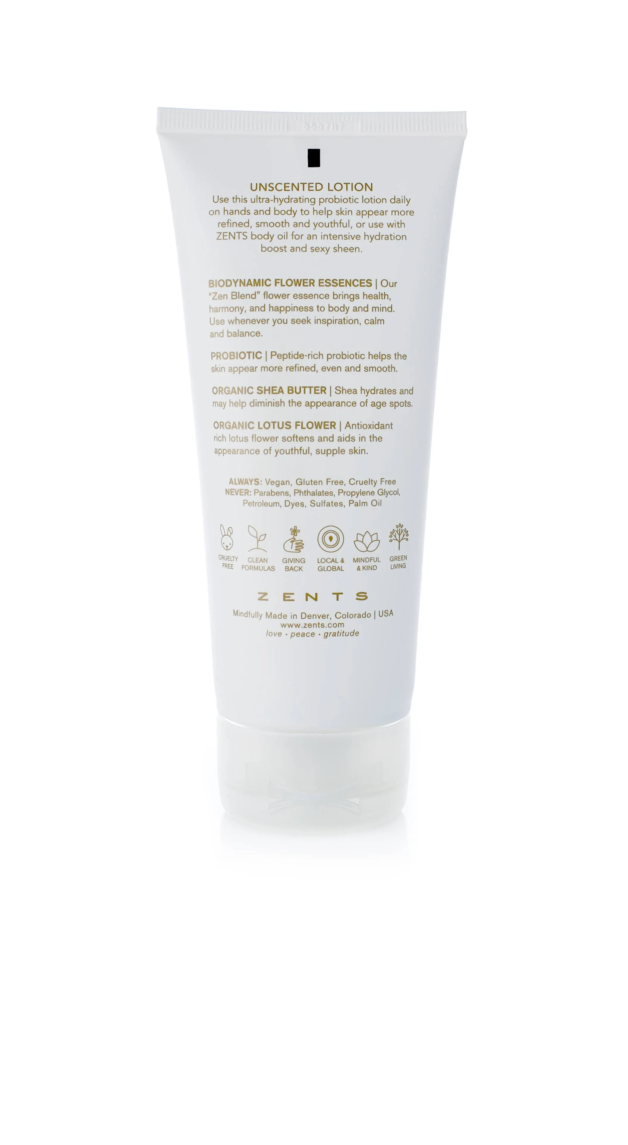 ZENTS Unscented Lotion